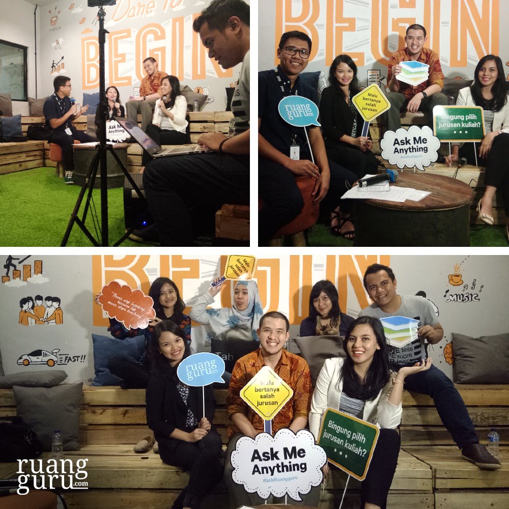 ruangguru's tweet photo. Last night talk was great! Thanks to @marioswastia @marshaimaniara @nadiratitalia and also @imanusman! #askRuangguru https://t.co/NUkUwtWayD