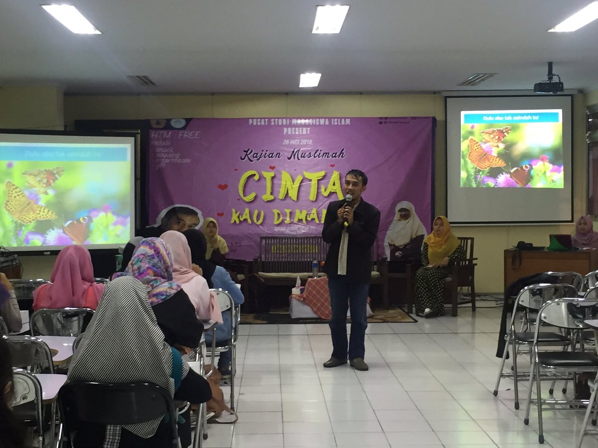 Kajian Muslimah "Cinta Kau Di Mana?" By Pusat Studi Mahasiswa Islam UPDM(B)