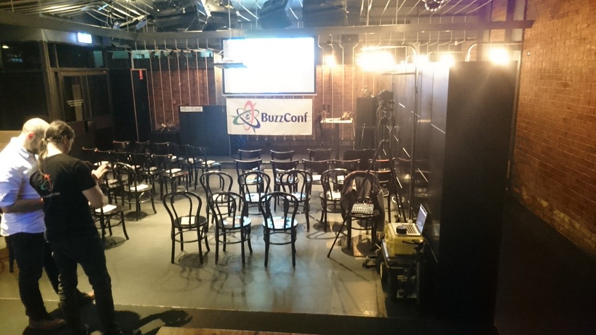 buzzconfio's tweet image. Getting ready for #BuzzConf Nights. Great talks coming up, and some awesome announcements! meetup.com/BuzzConf/event…