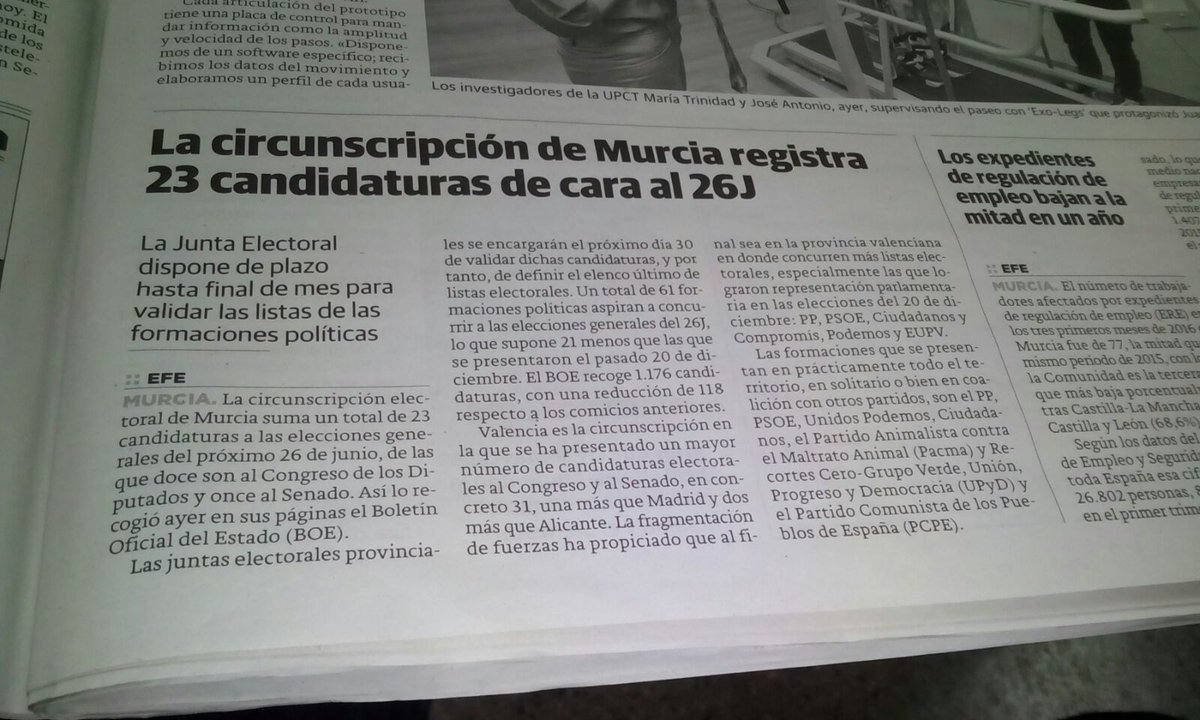 Vox_Murcia's tweet photo. @laverdad_es @EFEnoticias informarles #Vox se presenta en 35 provincias y en #Murcia se consiguieron el doble Avales https://t.co/plsS3jQV76