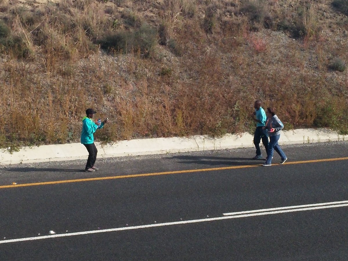 This is what its abt "SHUT UP &amp; RUN" 20km &amp;this man is on top form Go Thumi Go <a href="/Hazel_Moller/">Hazel Moller</a> #Ten10 <a href="/modern_athlete/">Modern Athlete</a>