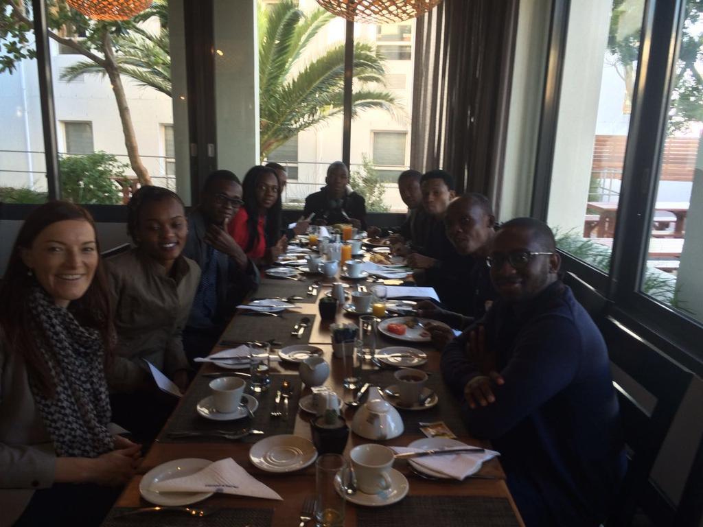 uctgsbsolutions's tweet photo. Having an #AfricanGenius breakfast with the #MTNECbyJumia finalists @medrxapp, @VicobaApp @pass_ng and @BankyC https://t.co/Aw4MtkrynS