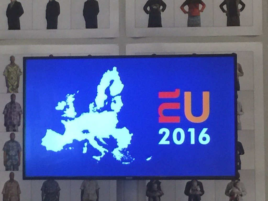 Norge har fått en sentral plass på EU-kartet. Stemningsbilde fra Amsterdam, CMO, CNO, CDO møte #EURO2016