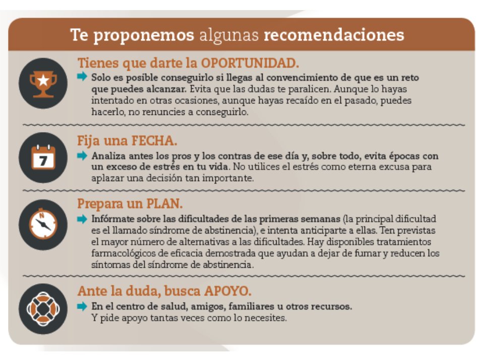 sanidadgob's tweet photo. #SemanaSinHumo Cada día miles d personas consiguen dejar de fumar. Date una oportunidad.Te proponemos estos consejos https://t.co/hEFXg3lCGF