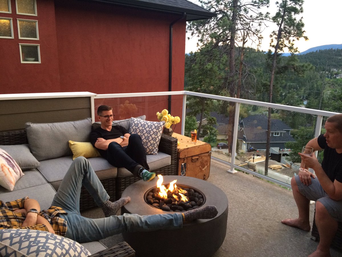 A good night indeed with perfect  weather and the coolest of friends