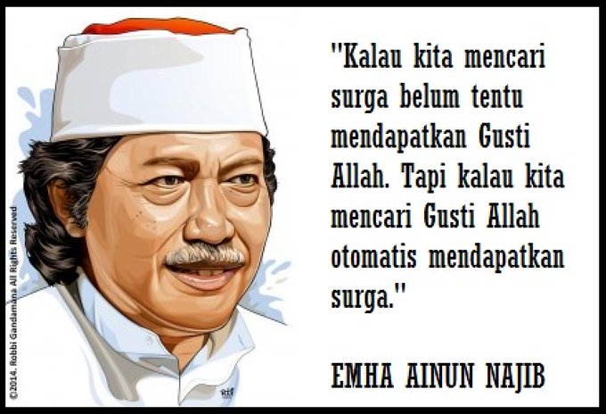 63 Tahun Emha Ainun Najib, Ini Kompilasi Quotesnya yang Membuka Pikiran dan Menentramkan Hati 