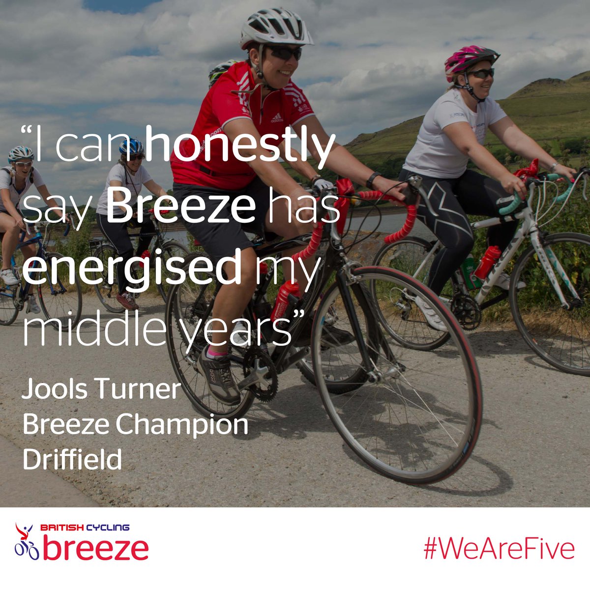 Join 3 rides between 1st June and 10th July for a free pair of Breeze mitts! po.st/WeAreFive #WeAreFive