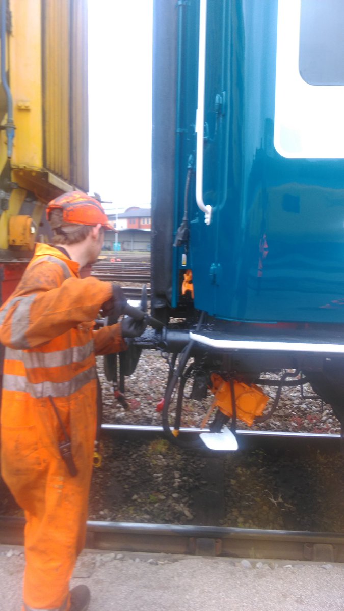 MJS_Yorks's tweet photo. @RVEL_Derby Best of luck to our trainee shunter James today as he faces his final competence exam! #shuntersafety https://t.co/bmxIikCDX1