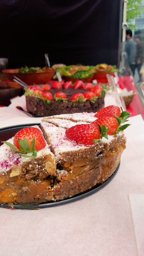 Have you tried the vegan cakes from <a href="/rcfoods/">RainforestCreations</a> ? They are here <a href="/hammersmithfm/">Hammersmith FM</a> every Thursday <a href="/LyricHammer/">Lyric Hammersmith Theatre</a> 10-3pm.