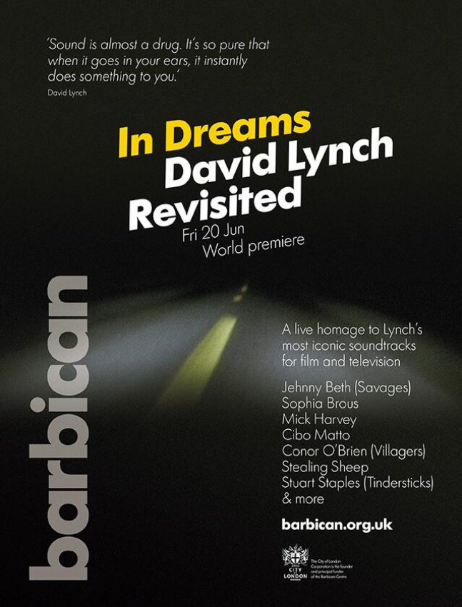 DAILY PROJECT ARCHIVE #004 // In Dreams, David Lynch Revisited. The Barbican c.2015-2016 #davidlynch #surreal 1 of 3