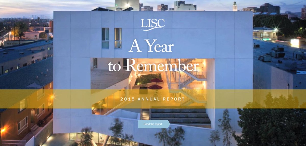 LISC_HQ's tweet image. 2015 was LISC’s best year ever. Here’s why lisc.org/annualreport/2…