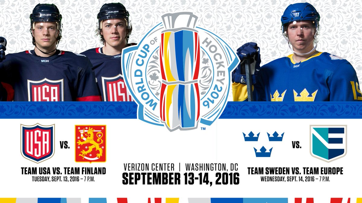 Capitals's tweet image. World Cup of Hockey 2016 Pre-Tournament Games at Verizon Center are on sale now!
🎟 : WashCaps.com/WorldCup