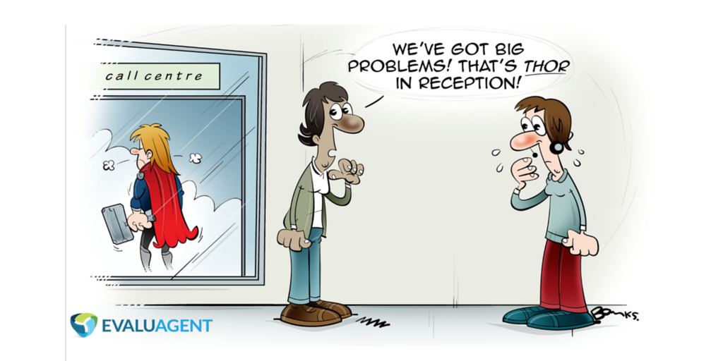 evaluagent's tweet photo. Never let a customer reach boiling point. Empower #callcentrer agents resolve problems #CX https://t.co/ktYbEGA2TW https://t.co/THdt1DlC3I