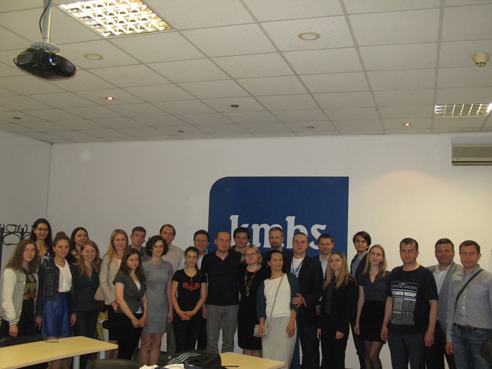 На зустрічі зі студентами, викладачами та випускниками Києво-Могилянської академії та Kyiv-Mohyla Business School.