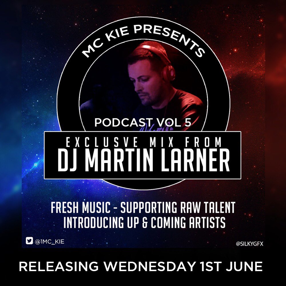 Delighted to announce my next special guest exclusively mixing <a href="/McKiePresents/">MC KIE PRESENTS</a> Podcast Vol5 DJ Martin Liberty Larner