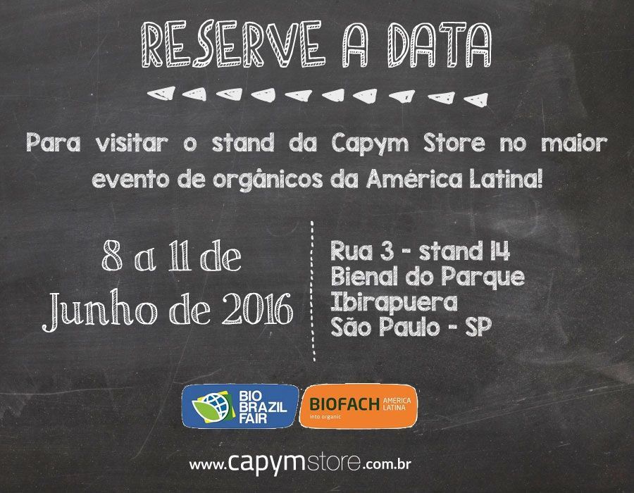 capymstore's tweet photo. Estaremos na Bio Brazil 2016! Programe-se para visitar o nosso stand. #capymstore #biofach #biobrazilfair https://t.co/zXGxCteOrD