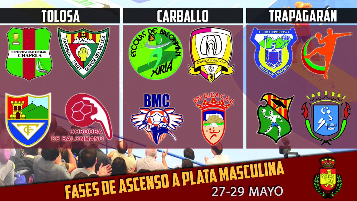 RFEBalonmano's tweet photo. 📺 ¡Gran noticia! Disfrutaremos de las fases de ascenso a #DHPlataMasc por STREAMING en https://t.co/9fYbaJJkAV. https://t.co/IWk3jicq0e