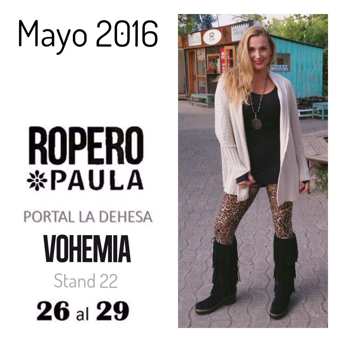 VohemiaChile's tweet photo. Las esperamos con #Vohemia en #RoperoPaula #2016 #Stand #22 #PortalLaDehesa #RoperoDePaula #RevistaPaula https://t.co/enyNRAK3z6