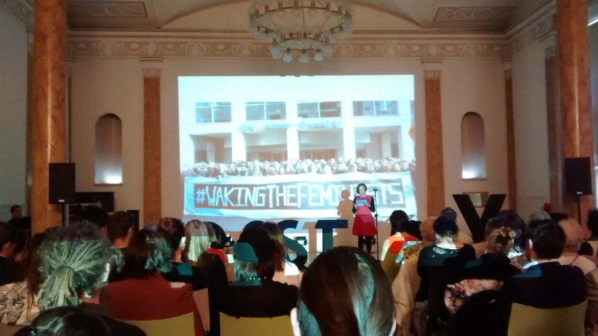 GoddessClubDub's tweet photo. "I hope my daughter won't need to have this talk with HER daughter" @WTFeminists at the @HerstoryIreland launch.Yes! https://t.co/BamR5miTOW