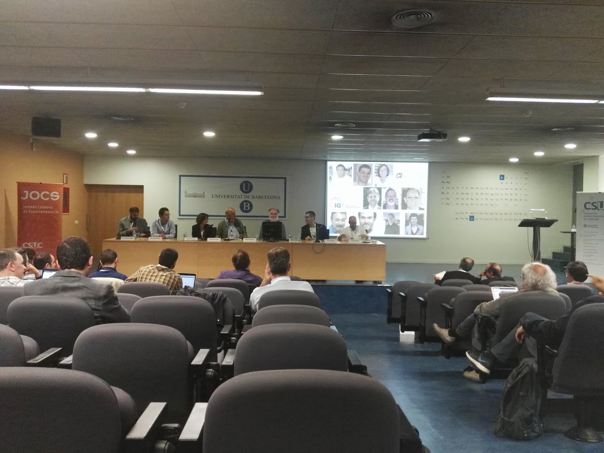 JoanGFabra's tweet image. Acabem la #JOCS16 amb una taula rodona sobre supercomputació @CSUC_info @ICIQchem