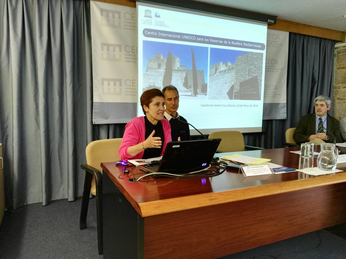 ceidagalicia's tweet photo. Joana Barber presenta a Rede de #ReservasBiosfera Mediterránea #IIIAniversarioRBMCTM https://t.co/0kBMFjMFL5