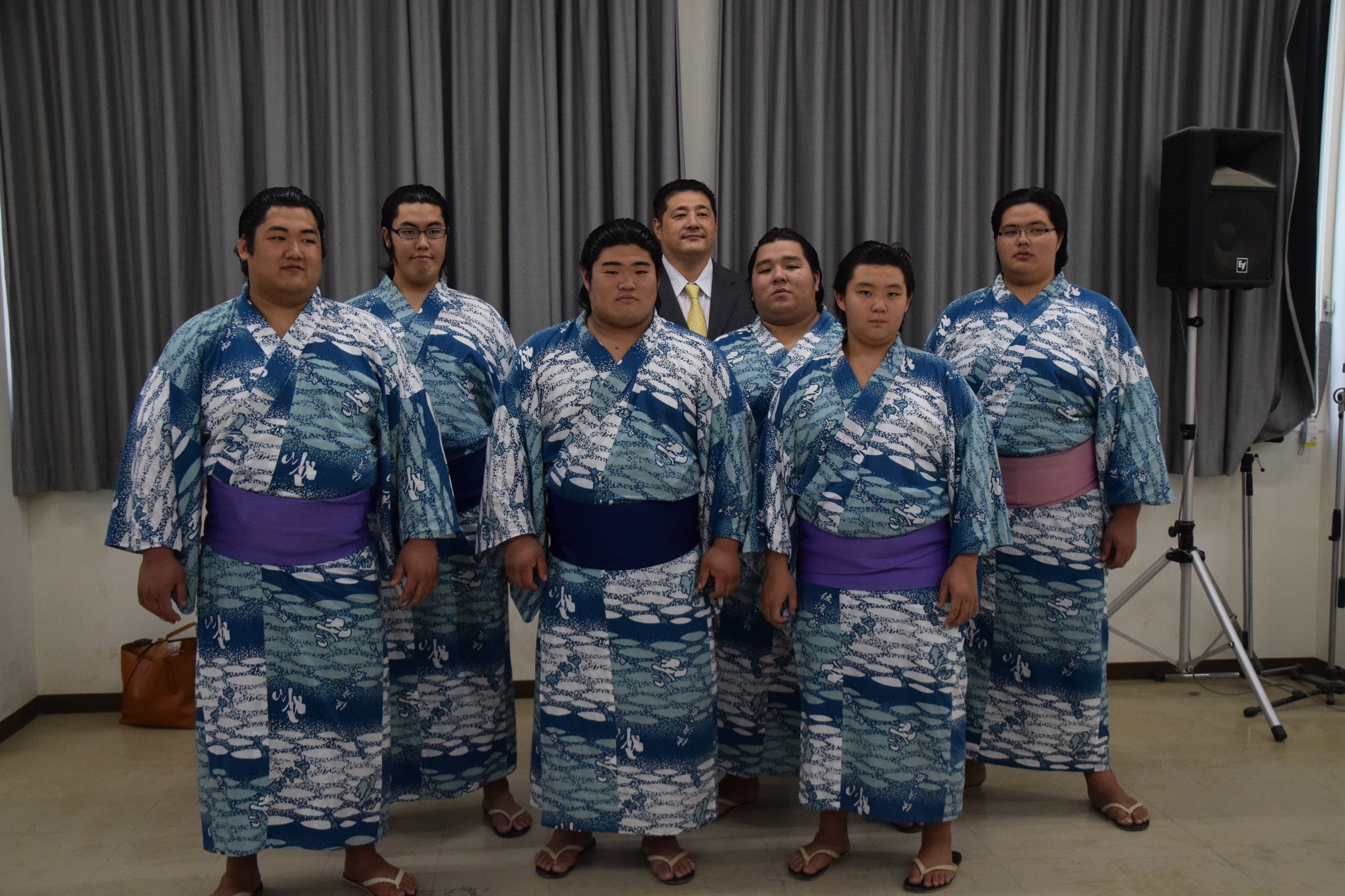 浴衣☆反物☆佐渡ヶ嶽部屋☆琴光喜☆コマ柄 浴衣☆反物☆佐渡ヶ嶽部屋☆琴光喜☆コマ柄