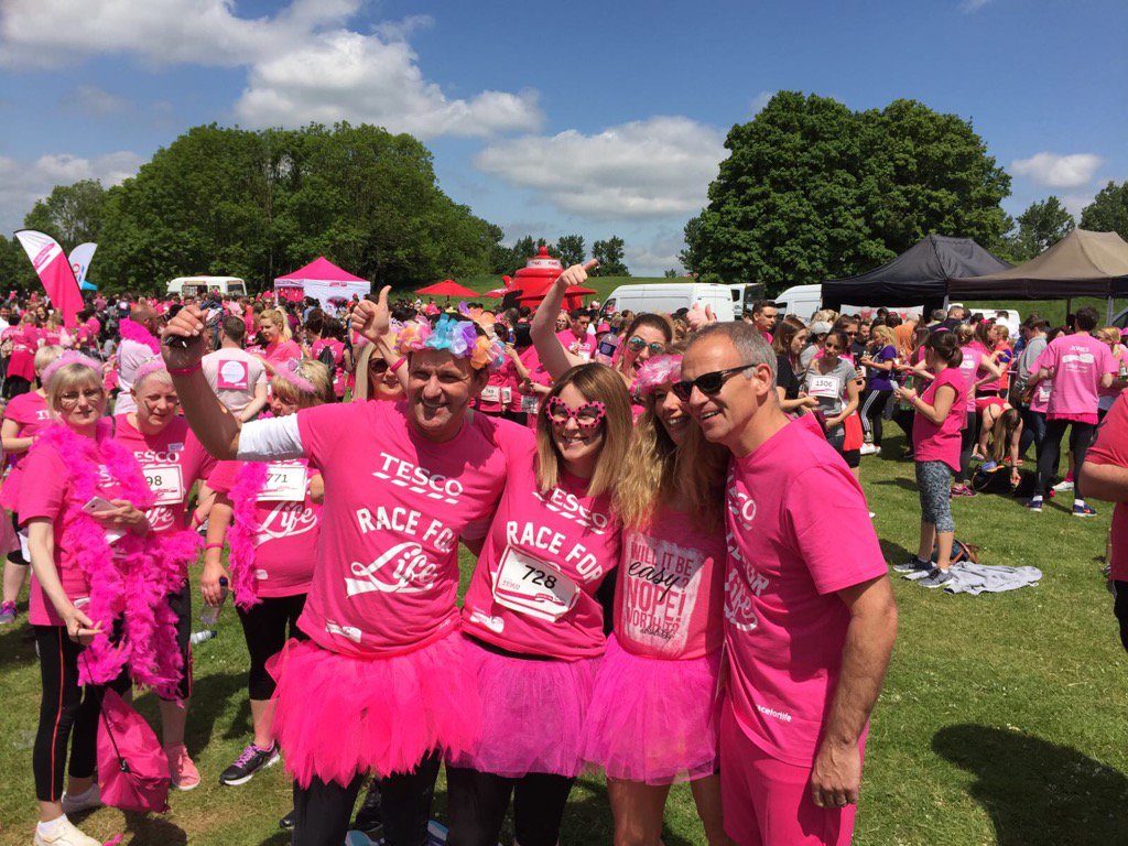 @tesco@cr_uk race for life 15 years with Dave