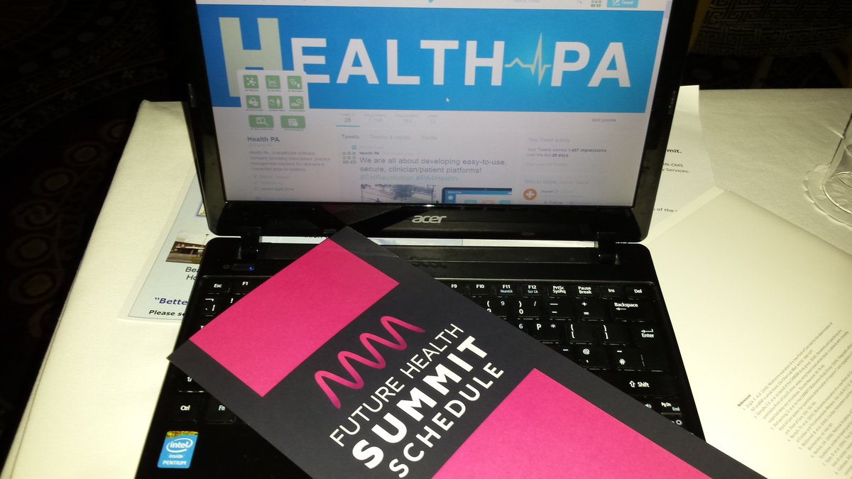 PA4Health's tweet photo. What a great day so far - Festival of ehealth @HealthIreland #ehealth #EHRevolution #healthpa #pa4health https://t.co/qdxoWHKGR2