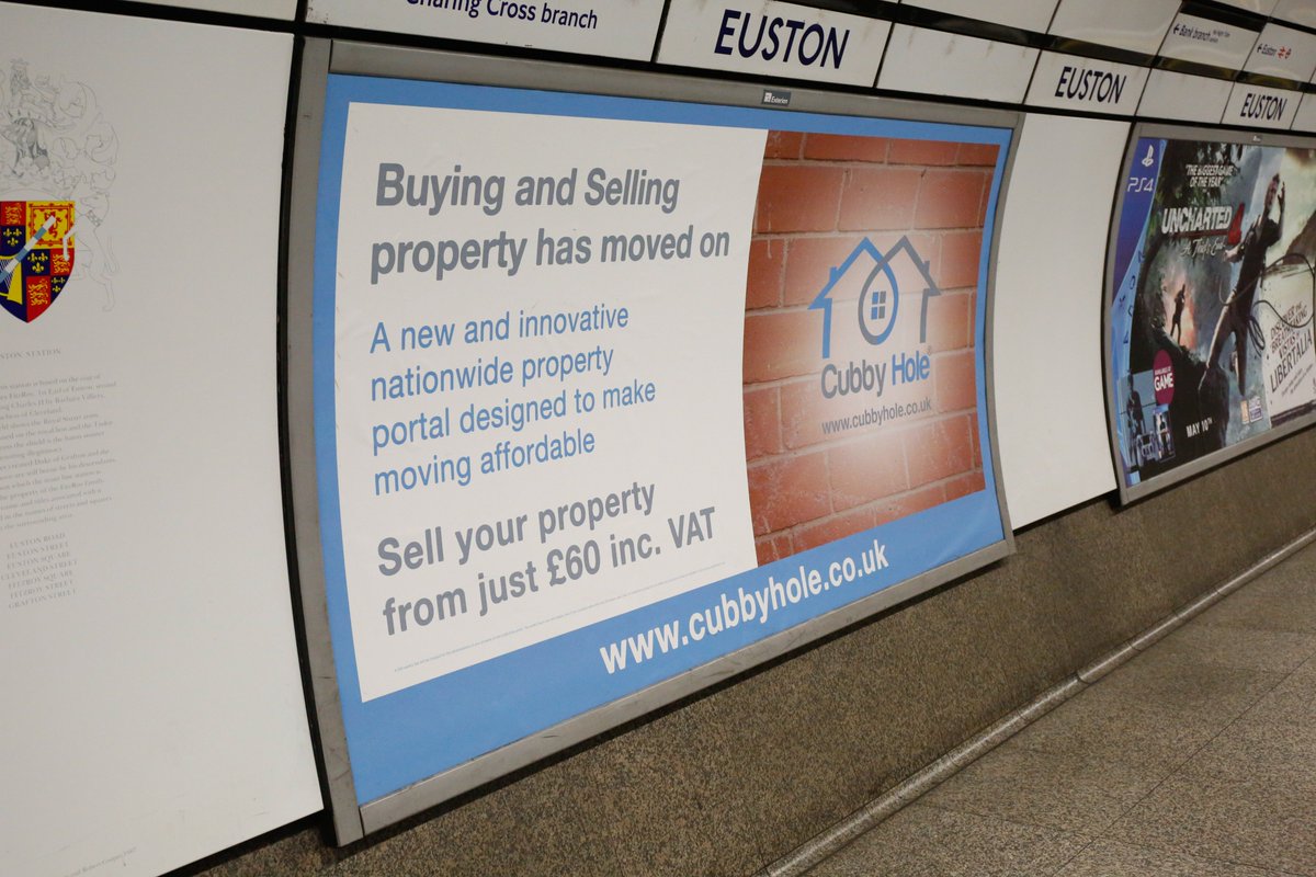 ExterionLocal's tweet image. Great campaign targeting Londoners looking for a new way to sell their property @CubbyHoleNews