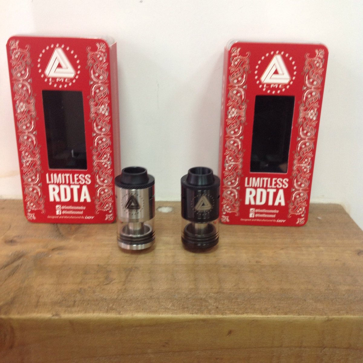RebelVapes's tweet photo. Limitless RDTA is back on sale at RebelVapes 

#Limitless #RebelVapes #VapingAvengers #RoyalFlushVaping https://t.co/7lgWV52mgR