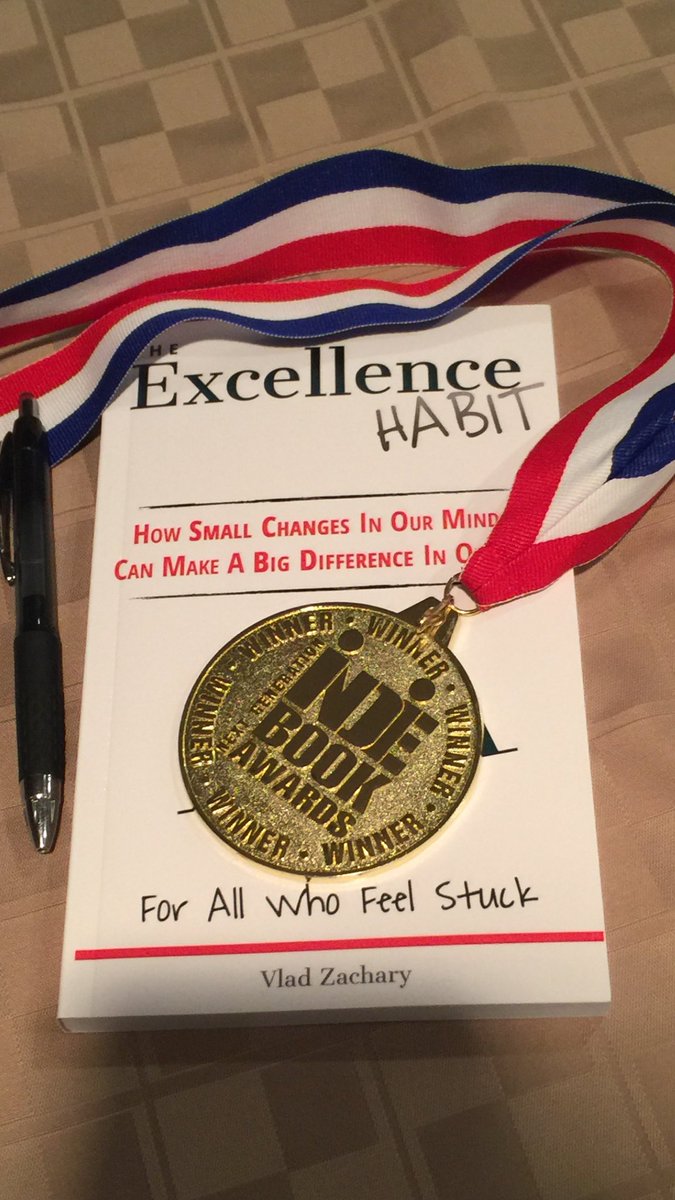 VladZachary's tweet photo. TheExcellence Habit
Best 2016 Motivational Book
#EricHoffer Finalist
@IndieBookAwards
#NGIB
https://t.co/qi331xtYW3 https://t.co/VqxUlYGZNO