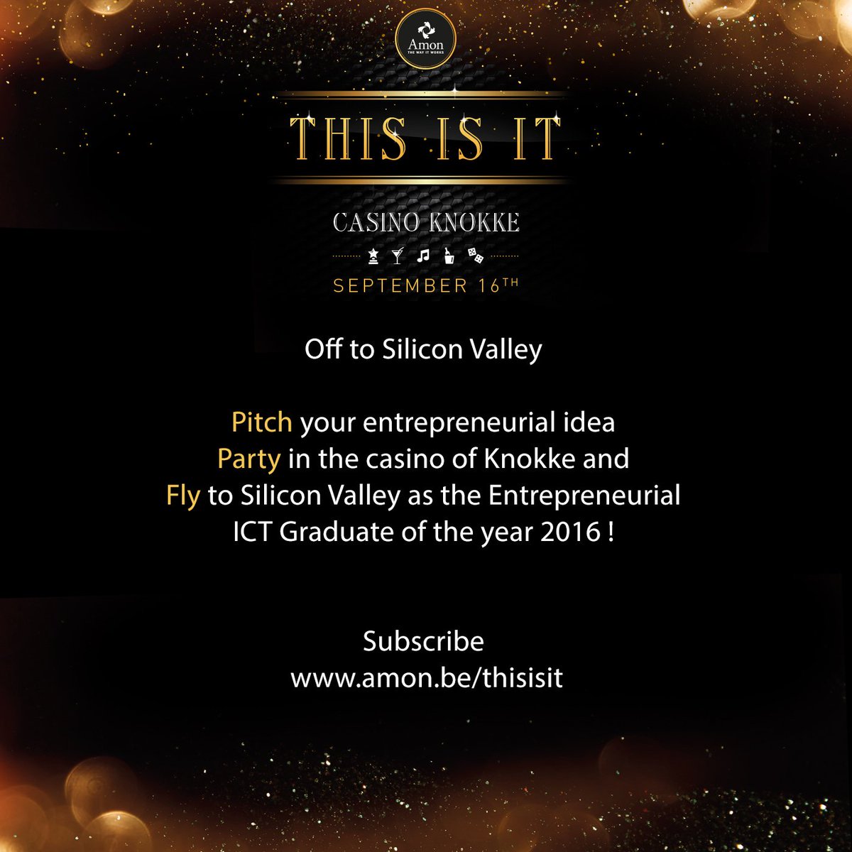 Tijdens het studeren een creatief IT-gerelateerd idee? Pitch <a href="/Amon_be/">Amon</a> &amp; vlieg #SiliconValley bit.ly/1nw25Aa