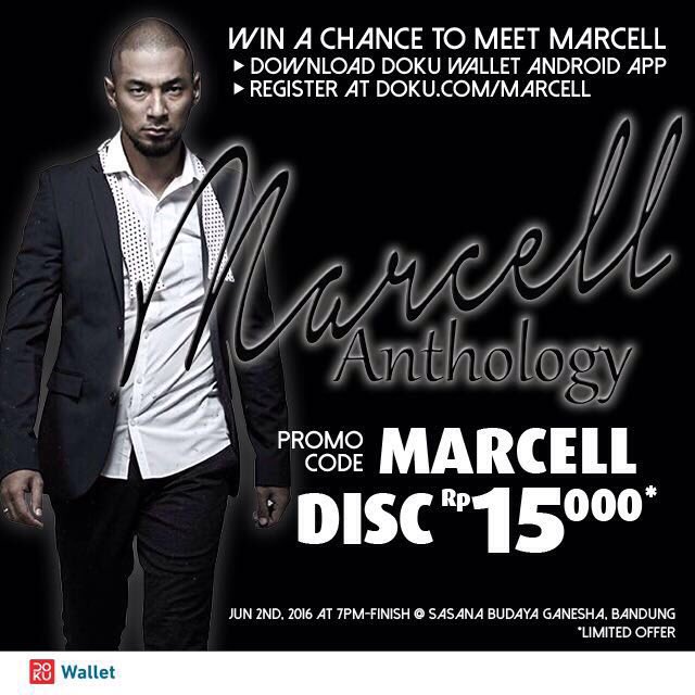 gironoemievent's tweet photo. Khusus pembelian tiket #MarcellAnthology di @DOKUid &amp; https://t.co/wiVvRrzFPR ada diskon Rp 15K. https://t.co/Ohh3qbwFAC