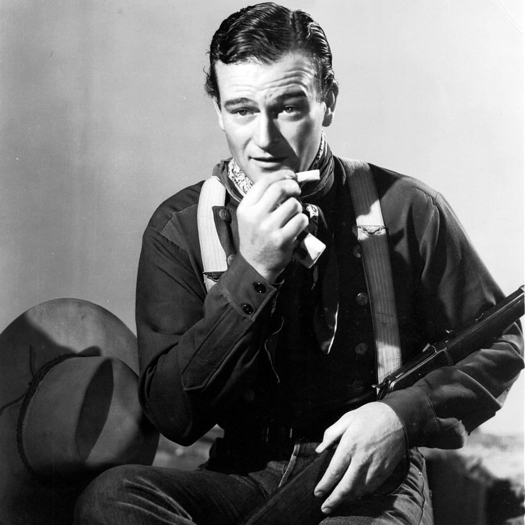 Birthday boy John Wayne became a superstar after the release of John Ford's  STAGECOACH ('39), image size:1024x1024