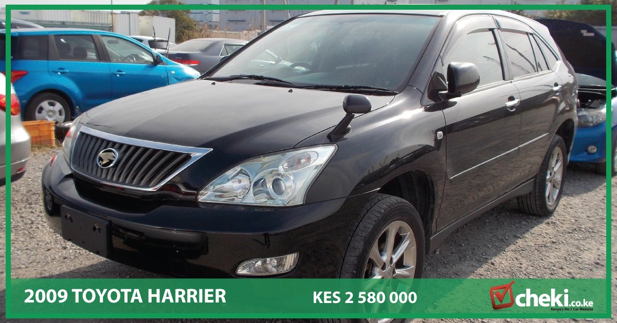 Cheki Kenya Just Arrived 09 Toyota Harrier Fully Loaded Log Book Ready Price 2 58 Million Contact T Co Bkcng6icax