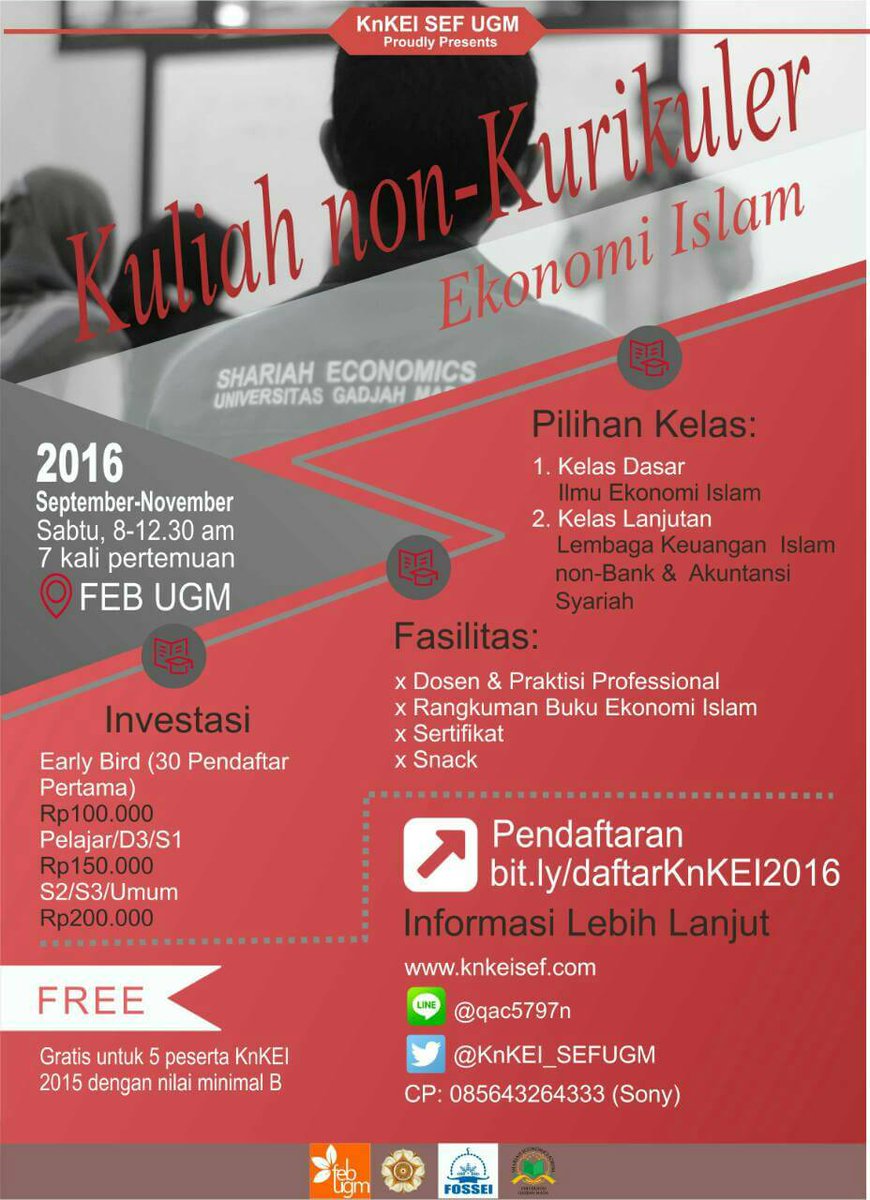 KnKEI 2016 is available now!! Regist : bit.ly/daftarKnKEI2016
LINE: @qac5797n CP: 085643264333