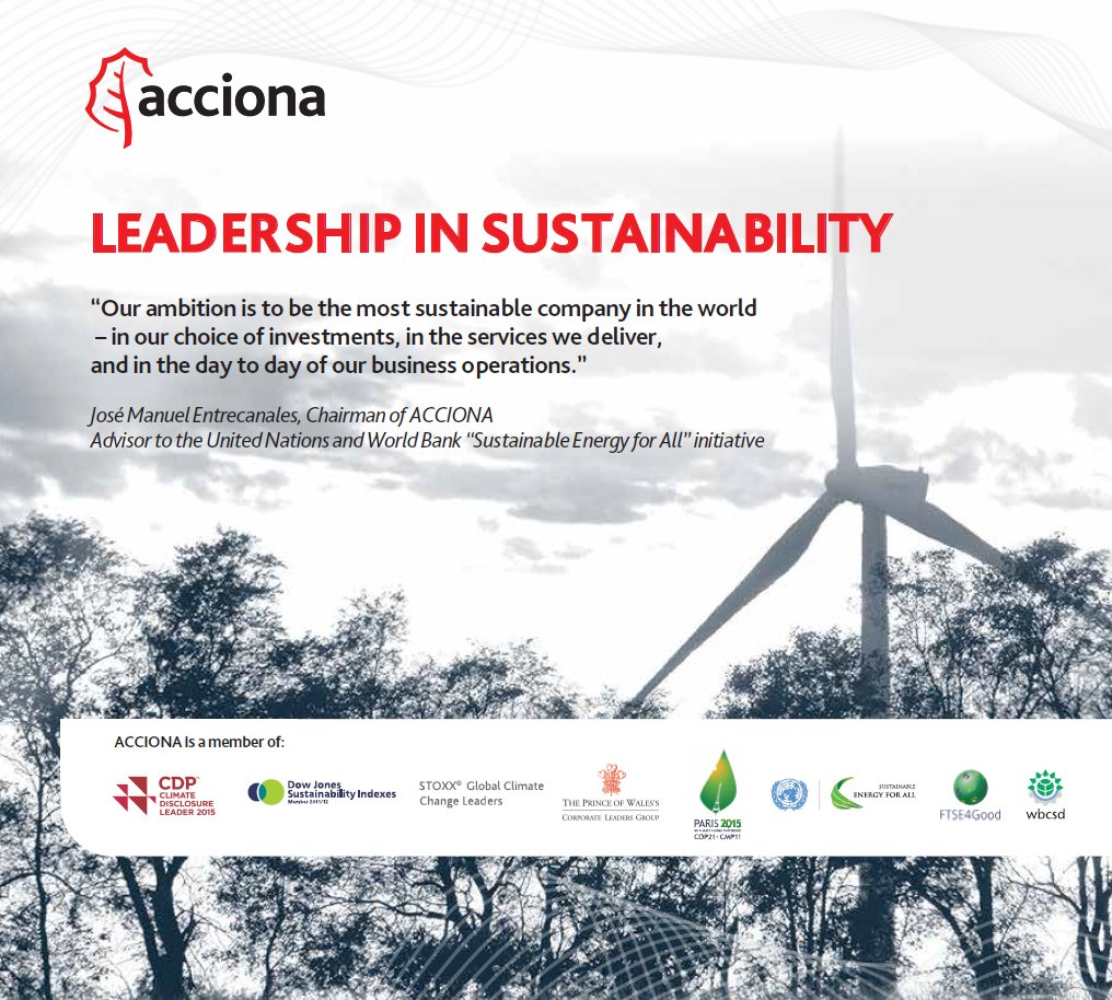 ACCIONA_US's tweet photo. Full of energy at #WindPower2016. Como to visit us and chat with the global leader in sustainability https://t.co/R2u3oUsabs
