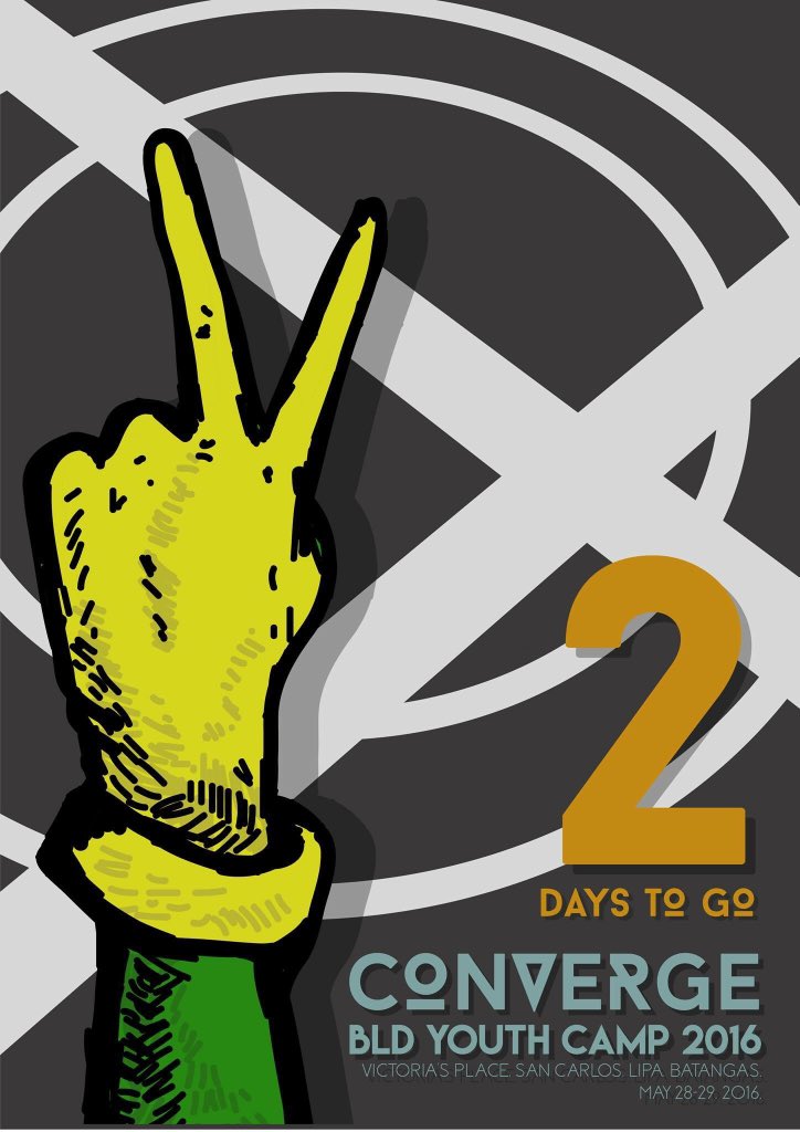 bldyouthmanila's tweet photo. TWO DAYS TO GO.
Tip: Get all the sleep that you can before the weekend! ;)
#KNOWTHEPOWER #BLDYOUTHCAMP2016 https://t.co/KOCdZ1ngEL