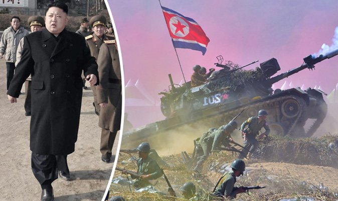 Daily_Express's tweet photo. Desperate North Korea could spark WORLD WAR THREE to stave off collapse. 

Read here: https://t.co/AcrT7quDxQ https://t.co/4Tl9px8V2s