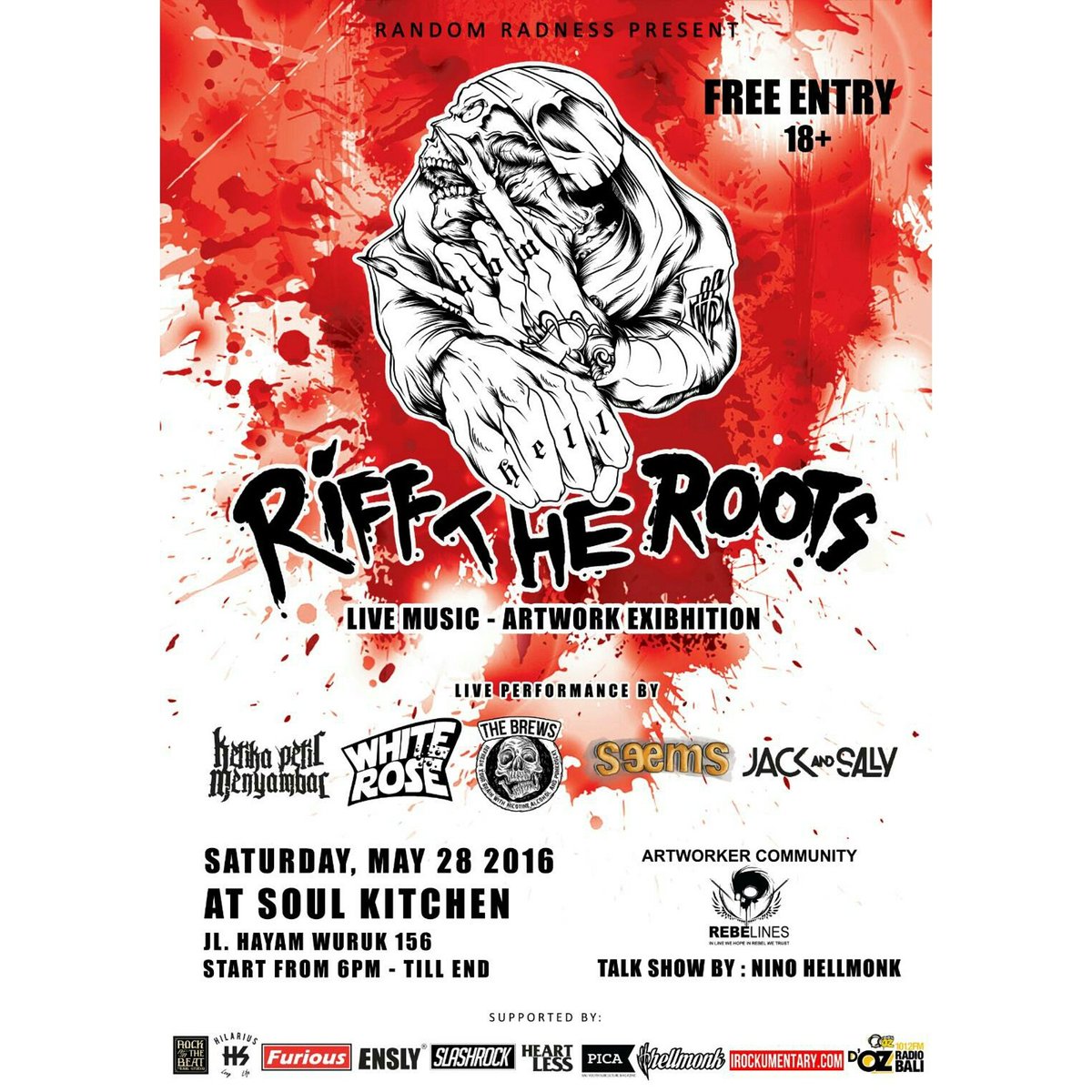 Next gigs!  28 mei 2016 at Soul Kitchen. See ya!