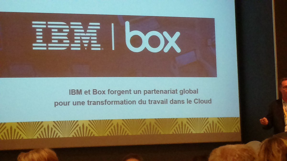 DanielGisquet's tweet image. #ibmbproadshow @IBMCCMPL le partenariat IBM BOX une plate-forme agile