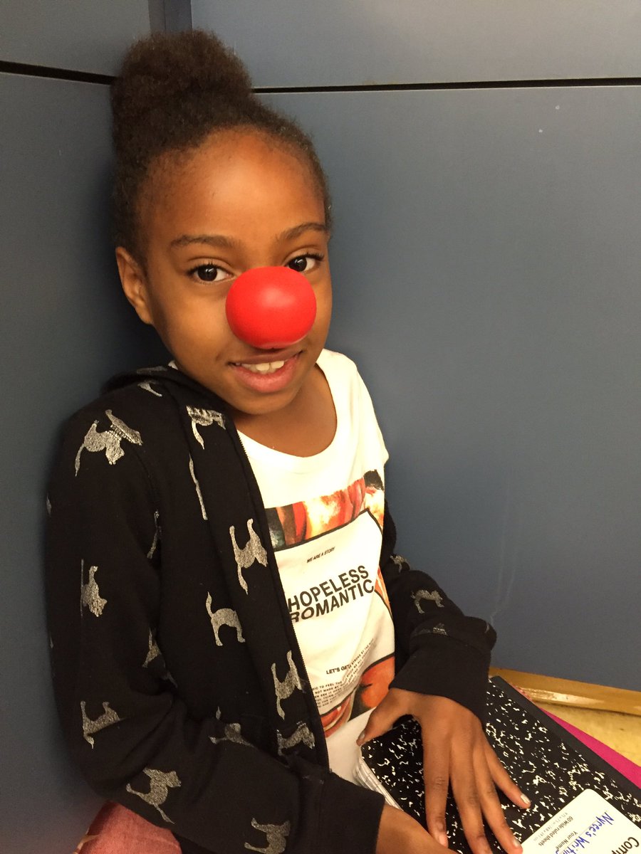 Room 28 is giving their support to children in need! #plvbear #RedNoseDay