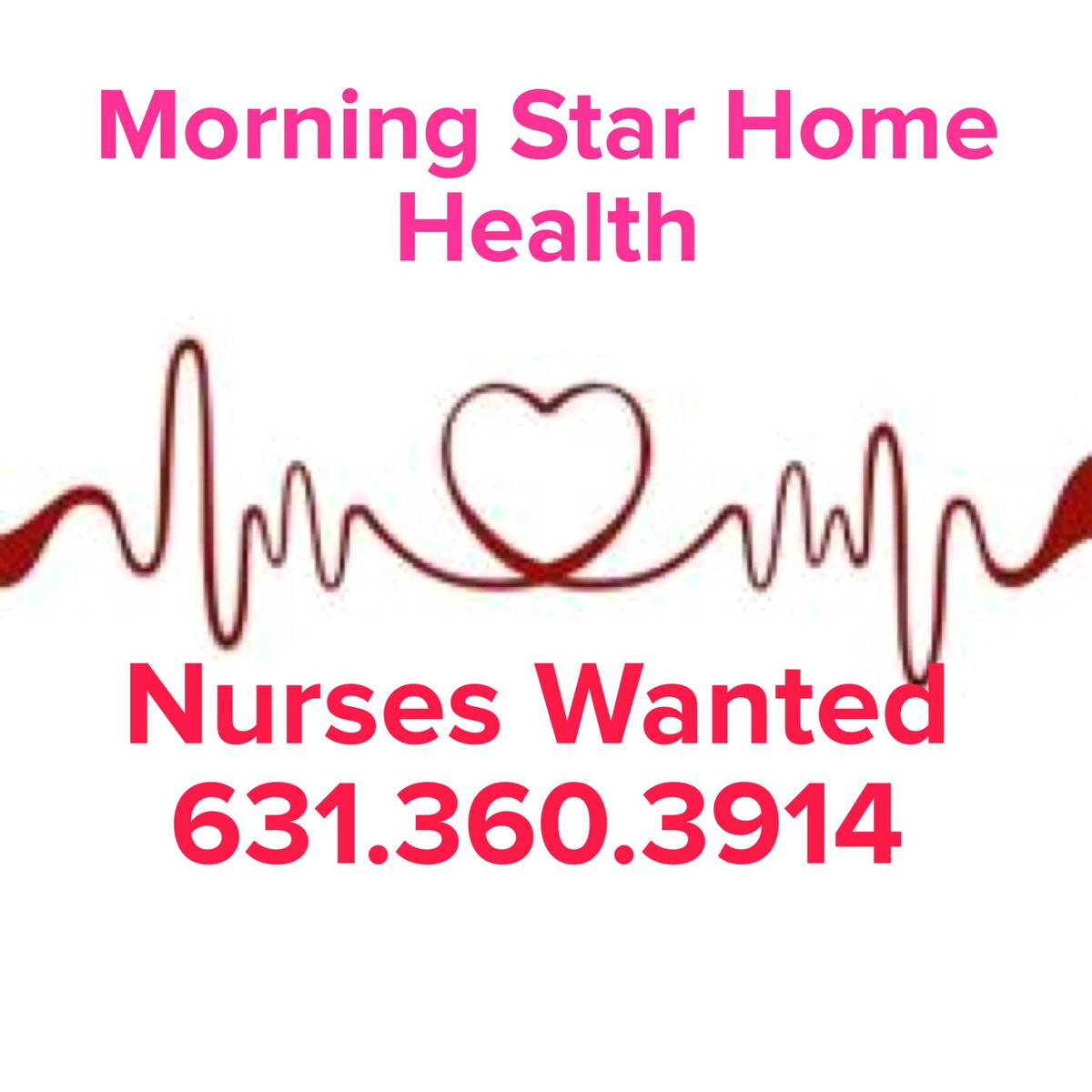 DailyBluTV's tweet photo. We are looking for #nurses on #longisland #MorningStarHealth #homehealthcare https://t.co/4nKlkTeGzf