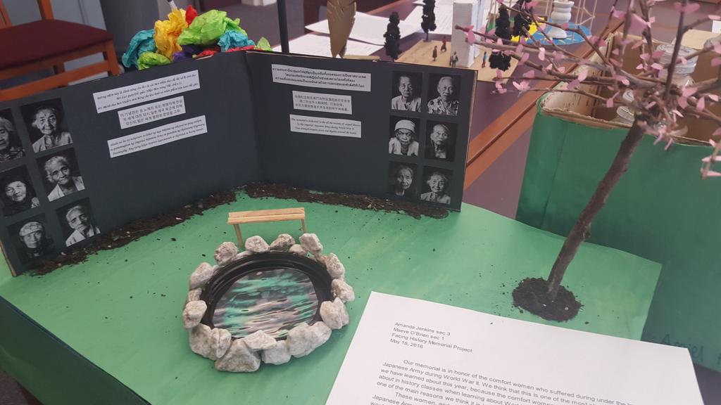 dunneteach's tweet photo. Very impressed by @bostonlatin students' @facinghistory-inspired memorial design projects! https://t.co/6BMGR7QIoY