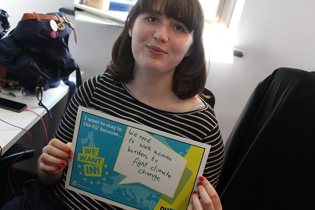 We want in because... use our adaptable poster to share your reasons for voting IN #StudentsIN #EUref