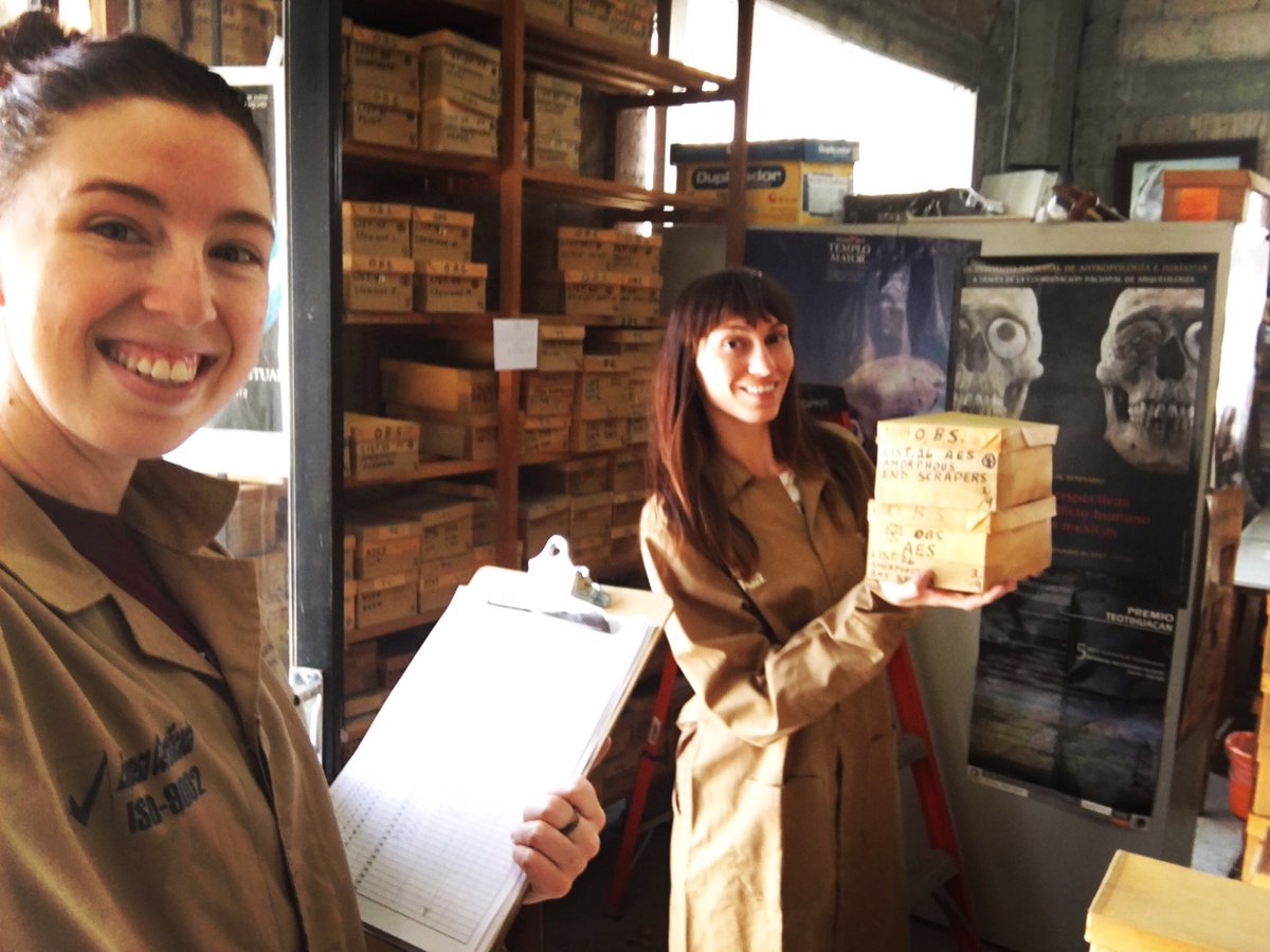 asuteolab's tweet photo. Reorganizing the #obsidian #typecollection before researchers arrive next week #asu #mexico #teotihuacan https://t.co/rMBugIPAvg