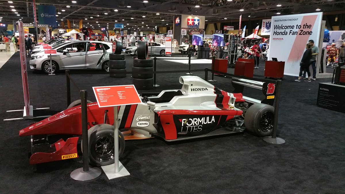 FormulaLites's tweet image. #formulalites car on display at @HondaRacing_HPD booth at the 100th Indy 500 Fan Midway this weekend. @pirellisport