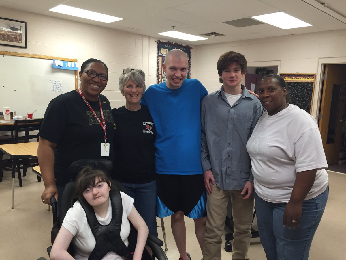 Val Pope, is still hard at work in the last class period of her career! #cardinalstrong