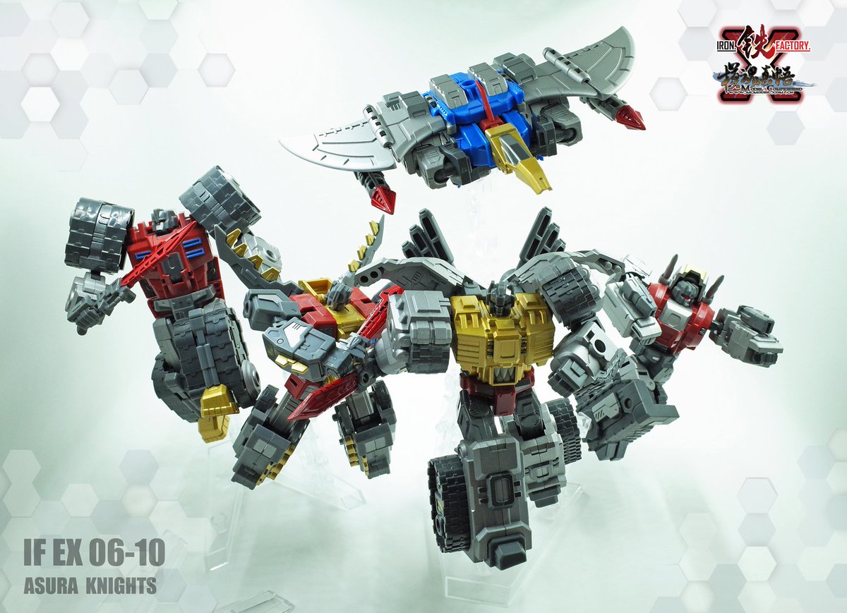 IronfactoryTOYS's tweet photo. Ironfactory IF-EX 06-10[ASURA KNIGHTS]coming soon https://t.co/caixDA88n3