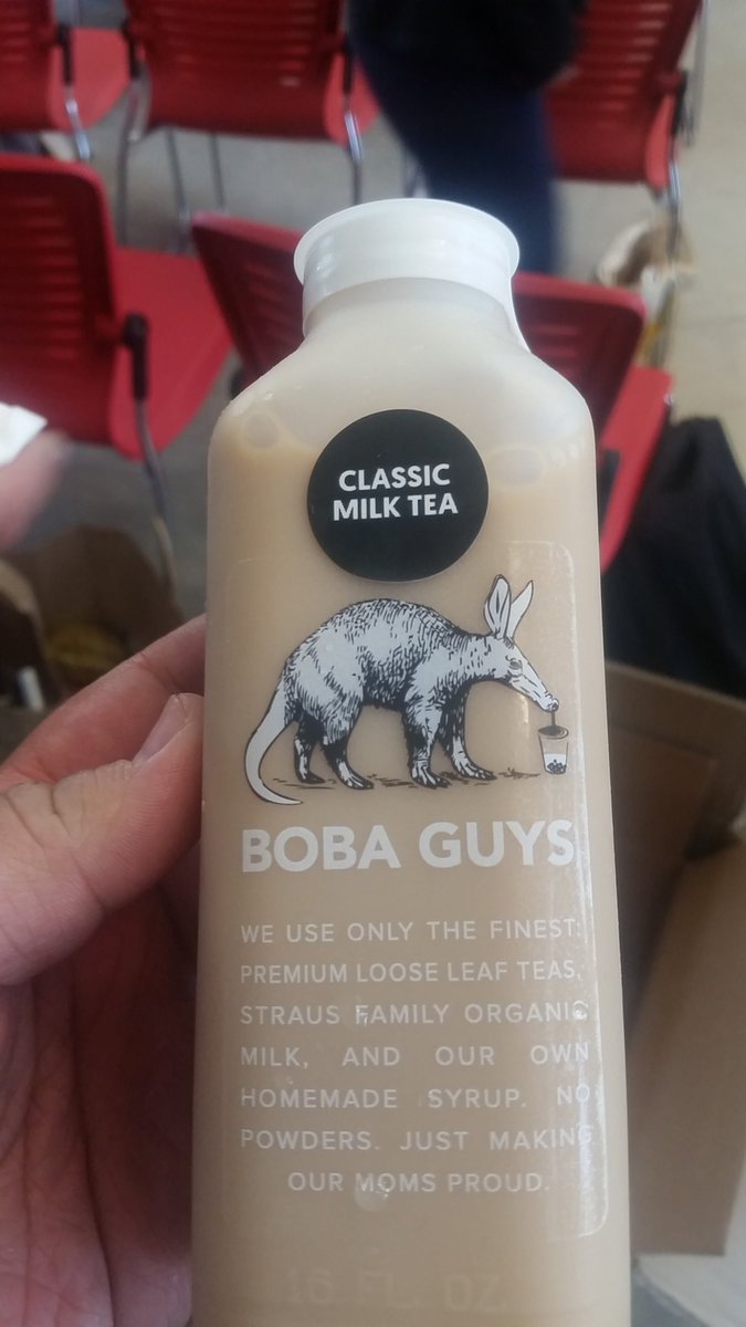 ConstantineSpy's tweet photo. Some of the best #pmt you can get in SF - Boba Guys! Thanks for hydrating #foodinno this morning! https://t.co/I7YVXf9zoX